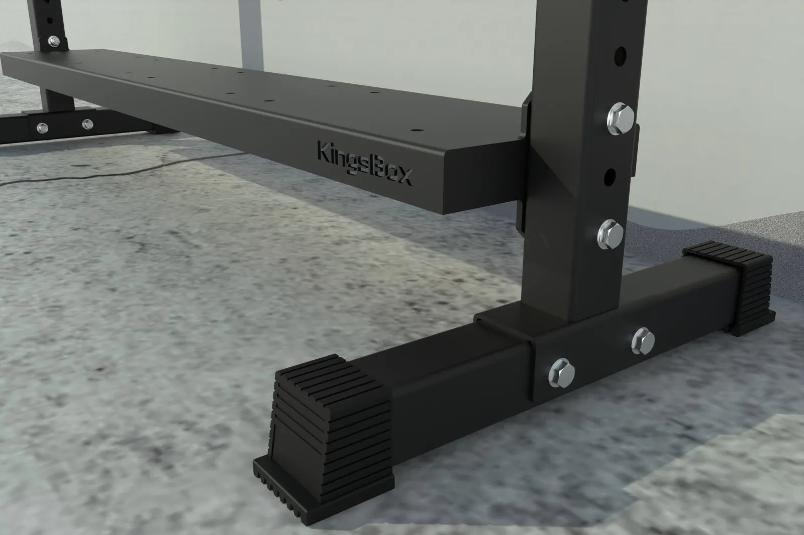 KingsBox 2 Shelf Storage Rack