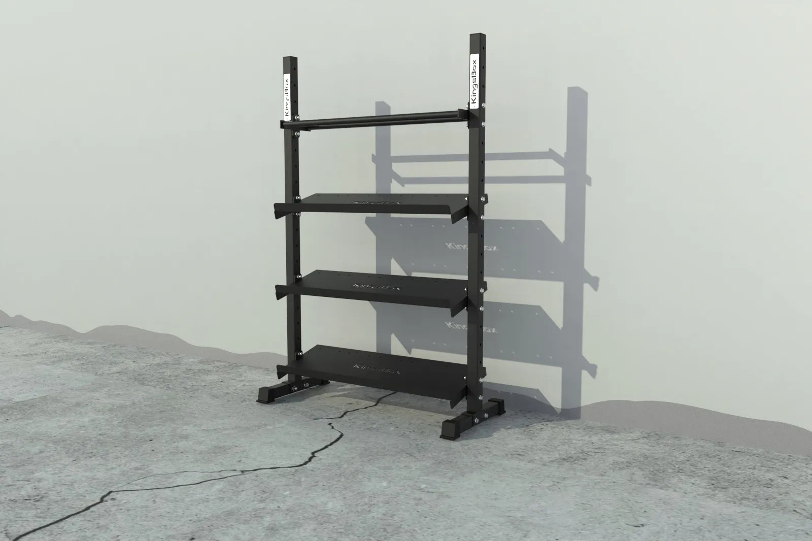 KingsBox 4 Shelf Storage Rack